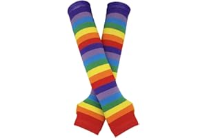 Bienvenu Scaldamuscoli Lunghi in Stile Punk / Gotico / Rock, Guanti senza Dita