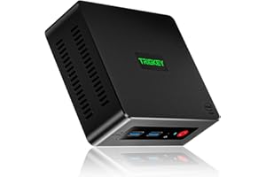 TRIGKEY Mini PC Latest 12th Gen Intel Alder Lake-N100 Processor (up to 3.40GHz) Green G4 Mini Computer 11 Pro,16G DDR4 RAM 500G M.2 NVME PCIE1.X SSD Desktop PC, RJ 45, WiFi 5, BT 4.2, USB 3.2. Gen 2