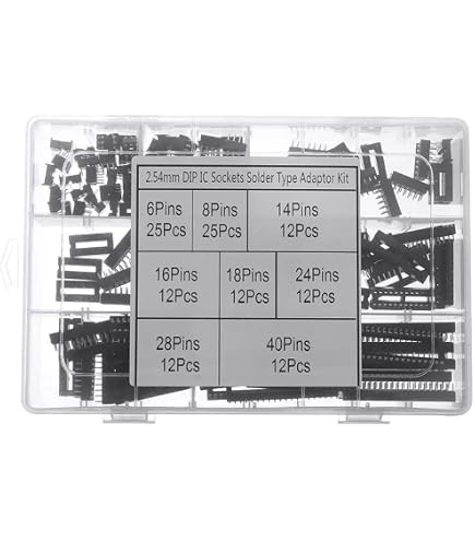 10 pezzi 40 pin DIP40 SIP rotondo IC zoccoli adattatore a
