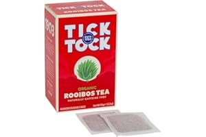 Tick Tock Organic Rooibos Tea 40 Biodegradable Bags 90g