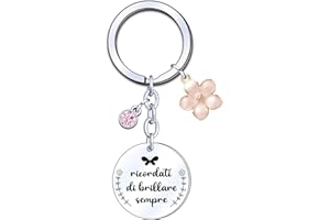KJKJKJ Regalo Amica,Regalo Migliore Amica,Natale Regalo Portachiavi Amicizia,Idee Regalo Amica,Regalo Sorella Amica Collega Donna Colleghe Natale Regalo,Regali Da Fare Alla Sorella