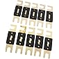 Toygogo 10X 350A + 400A ANL Sicherungen Vergoldet Audio Elektrische Schmelzsicherung