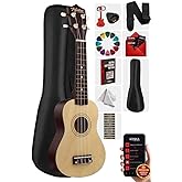Midex UKX-901NT Naturel Soprano Ukulele (Askı &Ccedil;anta Metod Pena)