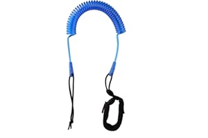 ‎HEYTUR Heytur Coiled SUP Leash 10' Surfboard Leash Sup Leg Rope Strap Stand Up Paddleboard Leash