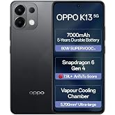 OPPO K13 5G (Prism Black, 8GB RAM 256GB Storage)