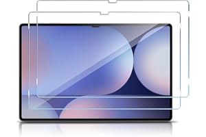 Haofun Protection Écran en Verre Trempé pour Samsung Galaxy Tab S11 Ultra/S10 Ultra/S9 Ultra/S8 Ultra, 2 Pièces Film de Protection, 9H Dureté Anti Rayures, HD Clair Transparent Protecteurs D'écran