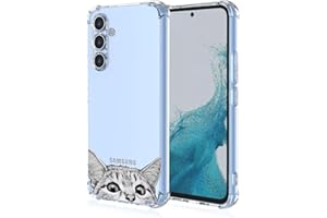 RankOne Coque de Téléphone Convient pour Samsung Galaxy A34 5G (6.6" inches) Transparent TPU Silicone Color Drawing Pattern Case - Fleurs 5