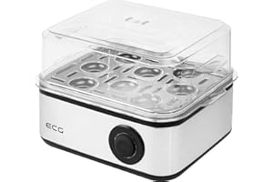 ECG UV 5080 Cuiseur à œufs, Acier Inoxydable, Argent (Silver)