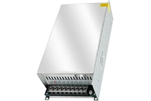 MOGOULUA Alimentación Conmutada 12V 83A 1000W Fuente de Alimentación Conmutada Universal Regulada para Controlador LED Transformador de Vigilancia Convertidor Adaptador Radio Ordenador Project