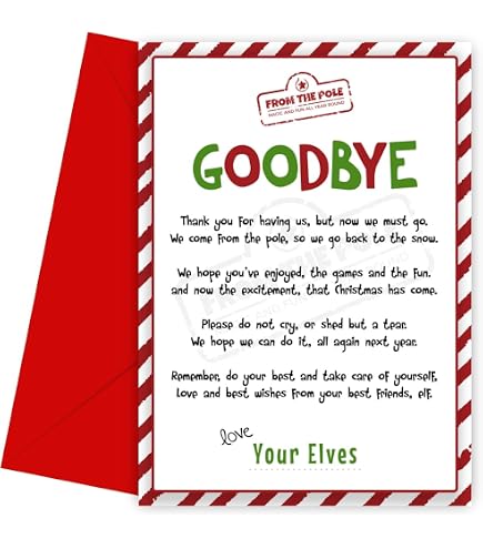 Biglietto Di Natale Con Lettera Di Babbo Natale – Regal Publishing, 20x15 Cm, Con Busta, Design UK