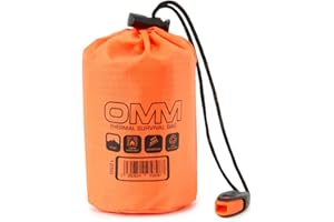 OMM ORIGINAL MOUNTAIN MARATHON OMM Thermal Survival Bag, for Mountain & Endurance Races, Ultra's, Running, Walking, Hiking, Mountaineering, Camping, WIlderness, Outdoor Activities, Survival Shelter for Emergencies.