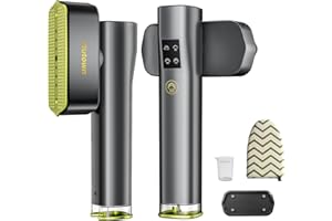 AUTOWN Steamer Dampfglätter, 1300W Dampfbügeleisen Tragbar für Kleidung, 2-in-1 Reisebügeleisen mit Dampf, 15s Schnellaufheizung, Travel steam Iron mit LED Display,3 Dampfmodi