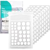 350 Pieces Acne Patches Invisible Hydrocolloid Patches Pimples Day and Night Use in One Absorbent Acne Patches with Tea Oil a