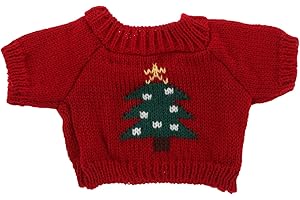 Toyvian Bear Hoodie Sweater for 14-18 Inch Bears - Sublimation Stuffed Animal Clothes for DIY Plush Doll Making - Cute Tiny Outfit for Your Own