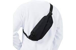 Lidxfeo Diebstahlsichere Umhängetasche, Leichte Chest Brusttasche, Ergonomie Sling-Rucksack, Wasserdichtes Crossbody Bag, Multi-Pocket Bauchtasche für Wandern, Reisen, Radfahren, Joggen