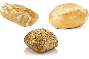 ‎VESTAKORN Vestakorn Handwerksbrötchen, 9er Brötchen Auswahl - frische Brötchen - 9 Brötchen aus 3 Sorten, selbst aufbacken in 6 Minuten