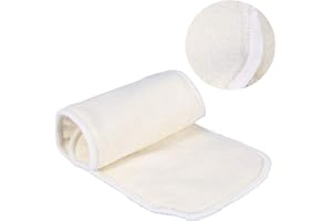ANTILOG Inserts de couches, 4Layers Fibre de Bambou Adulte Incontinence Adhésif Doublure Couche Pad