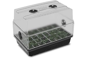 ‎AC INFINITY AC Infinity feuchtigkeitskuppel mit 3mm Dicker kuppel, Stabiler tropfschale, 5x8-zellen-setzlingsschale belüfteten höhenerweiterungsplatten, die samenanzucht, vermehrung und das klonen von Pflanzen