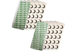 harren24 Pastillas de prueba (Rapid) Combi Valor en pH (Rojo Fenol), Cloro libre brome (DPD1) Comprobador de agua de piscina, 2x30, 2x50, 2x100, 2x250 pieza (2x50 Pastillas)