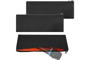 Geekria for Creators Lot de 3 Pochettes zippées pour Microphone compatibles avec Shure SM86, PGA48, PGA58, Audio-Technica ATR1100x, ATR1200x, TONOR TW-820, Rode Podcaster Taille L