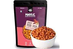 EAT Anytime Mindful Healthy Crunchy & Spicy Chick Peas Peri Peri, Healthier Vegan & Snacks, 200g