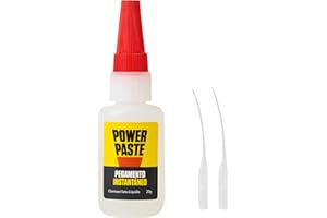 PowerPaste Super Glue XL – Pegamento fuerte de cianocrilato extrafuerte 20 g | Secado rápido y resistente al agua | Ideal para bricolaje, manualidades y reparaciones domésticas | multimaterial