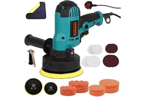 BLENDRA 700W car Polishers and buffers,5” & 6” polishing Machines – 125mm/150mm Buffing Pads, 600-3700RPM Variable Speed Rotary Polishing Machine with 22 Kit for Car Buffing Polishing
