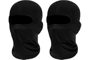 AMFUN Maska rowerowa 2 szt. czarna, Czarny, S-L