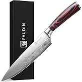 PAUDIN Professional Kitchen Knives 20cm Chef Knife Chef Knife Carbon | Sharp &middot; Versatile &middot; Ergonomic