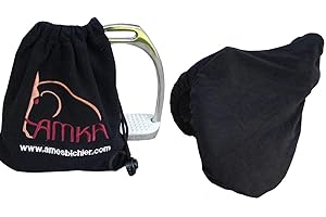 Reitsport Amesbichler AMKA - Set di protezioni per sella e staffe in pile