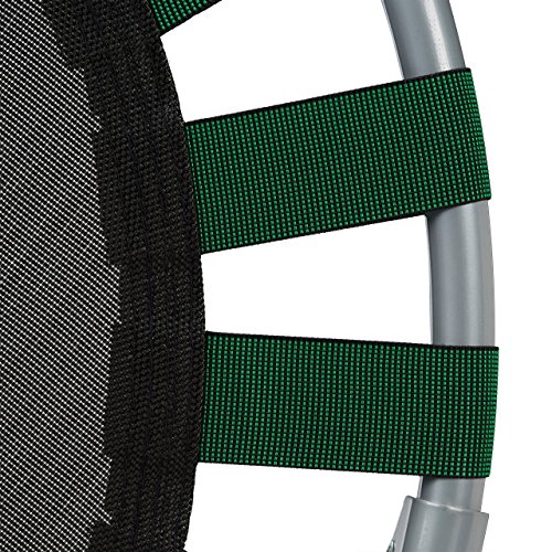 Relaxdays Trampolin Kinder, Faltbar, Max. Personengewicht: 45 kg, HxBxT: 22 x 91 x 91 cm, blau-schwarz - 5