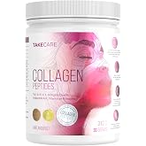 TAKECARE Type I, II, III, V, X Collagen, Hydrolyzed Elastin, Hyaluronic Acid, Flavorless Powder Collagen containing Vitamins and Minerals