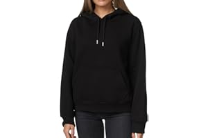 Smith & Solo Sudadera con capucha para mujer – Sudadera con capucha de algodón larga con capucha cuello redondo Slim Fit ocio deporte manga larga sudadera con capucha sudadera con capucha sudadera de