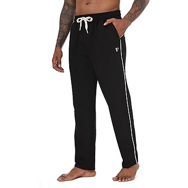 Herren Freizeithose Lang - Leichte Jogginghose Mit Kordelzug