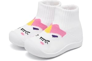 MORENDL Lauflernschuhe Jungen Mädchen rutschfeste Kleinkind Hausschuhe Babyschuhe Unisex Baby Slipper