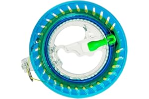 Ruayia Drachenschnur Spule Kit, Drachenschnur Rollenwickler Seilwinde - Scheibendurchmesser 16cm - Drachenrolle Rollenwerkzeug für Bessere Kontrolle über Drachen - Draht 150m