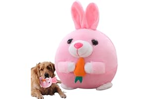 LEVABE Active Moving Pet Plush Toy, Plush Toy, Talking Singing Moving Soft Plush Animal Toy, Dog Training Ball Pet Bite-Resistant Toy