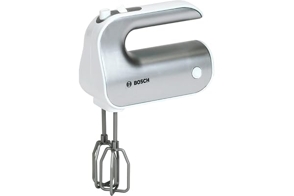 Theo Klein 9240 Bosch handmixer I Batteridriven leksaksmixer med avtagbar visp I Inkl. knapp I mått: 19 cm x 7 cm x 12 cm I Leksaker för barn från 3 år och äldre