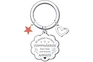ZYMGUO Regalos Amigos Llaveros Amigos Regalo Amiga Regalo Compañera Trabajo Regalo Despedida Compañera de Trabajo Regalos para Amigas Regalos para Compañeras Regalos para Compañeros