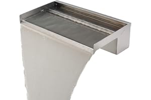 Köhko Wodospad Alberta 30 cm ze stali nierdzewnej (15-150 cm) matowy aquafall gra wodna