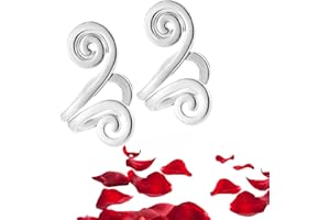 EHOTER Akupressur Schlankheits Ohrringe Magnetische Lymphdrainage Ohrringe Mag Studs zum Abnehmen Non-Piercing Ohrringe Ohrklammer Schmuck für Frauen Muttertag Mädchen Geschenk