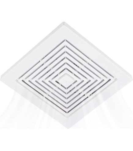 WiseWater Badezimmer-Deckenventilatorgitter 2er Set – 30,5 X 30,5 Cm, Ersatzgitter Mit Federn Für Broan-Nutone & ähnliche