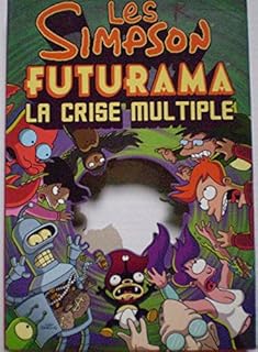 jaquette livre Les Simpson, Futurama : La crise multiple