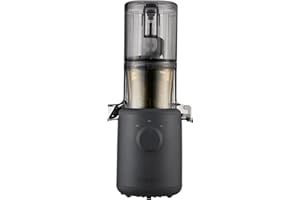 Exprimidor en Frío Compacto para Frutas y Verduras - Máquina de Zumos y Helados - Motor Silencioso + Fácil Limpieza + sin BPA + Diseño Minimalista y Eficiente | HUROM