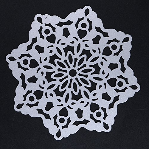 Demiawaking 1Pcs Blume Schneiden Schablonen DIY Sammelalbum Dekor Papier Karten, Metall Buchzeichen , Metall Lesezeichen als Geschenk fuer Freunde - 4