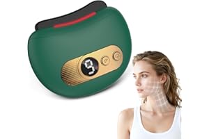 SCIHDETR Massaggiatore Viso Lifting Elettrico Antirughe, Radiofrequenza Viso a 40-45°C, EMS Massaggio Viso, Elettrico Rassoda il Collo e il Viso Dispositivo di Bellezza Antirughe