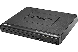 VACANON DVD Player for TV, USB Multifunction Player CD EVD DVD Player for Elderly Home Stereo System with AV Cable Remote Control