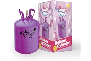 PARTY JEMS Balloon Helium Gas Disposable Cylinder Canister Birthday Party Fills upto 50 Balloons