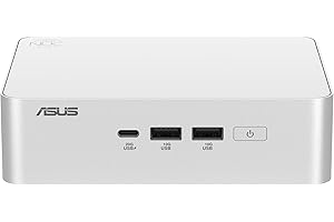 ASUS NUC 15 Pro+, Mini PC Intel Core Ultra 5 225H, RAM da 96 GB DDR5-6400, SSD M.2, Scheda Grafica Integrata, Wi-Fi 7, Bluetooth 5.4, Compatibile con Windows 11 Pro e Windows 11 Home, Bianco