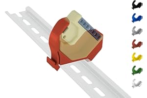 SHELLY HUTSCHIENENHALTER PW3D Shelly RGBW2 Hutschienenhalter/Adapter Mini DIN Rail bracket (35mm) (Rot)